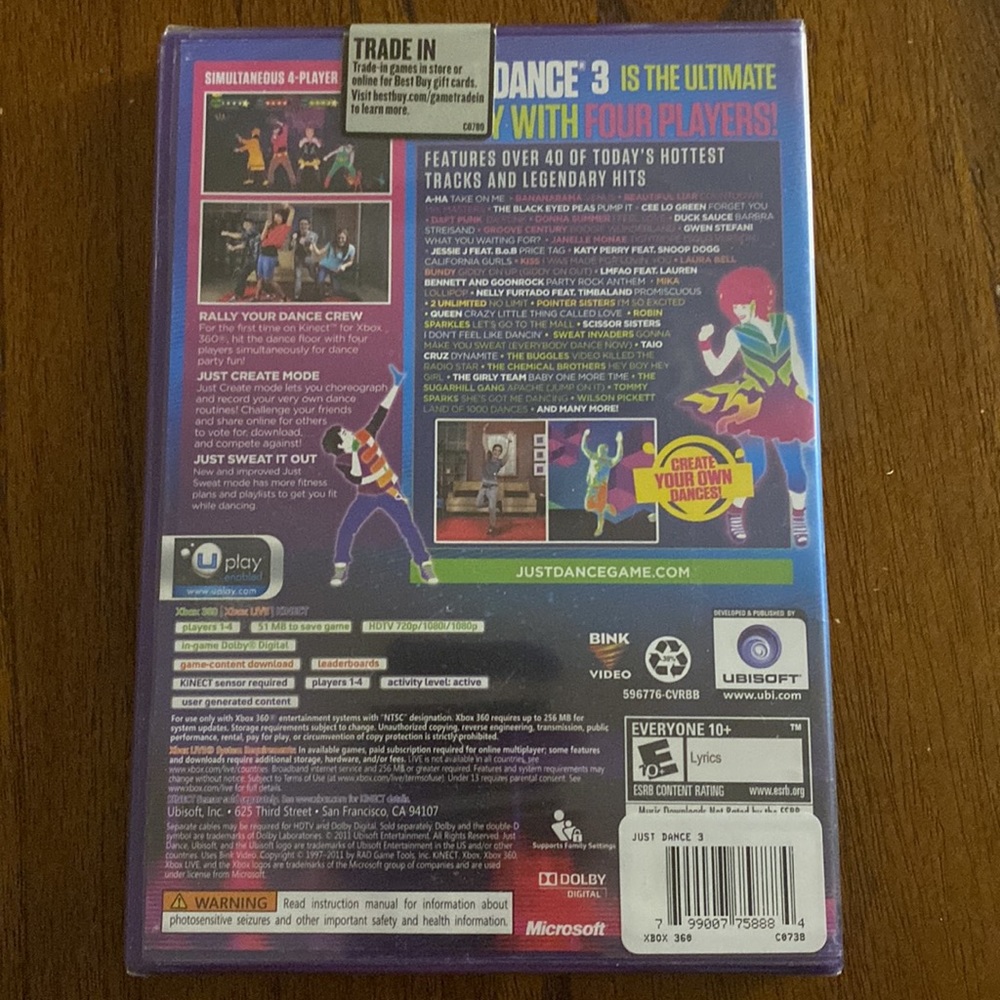 Just Dance 3 Xbox 360 Kinect - Picture 2 of 2